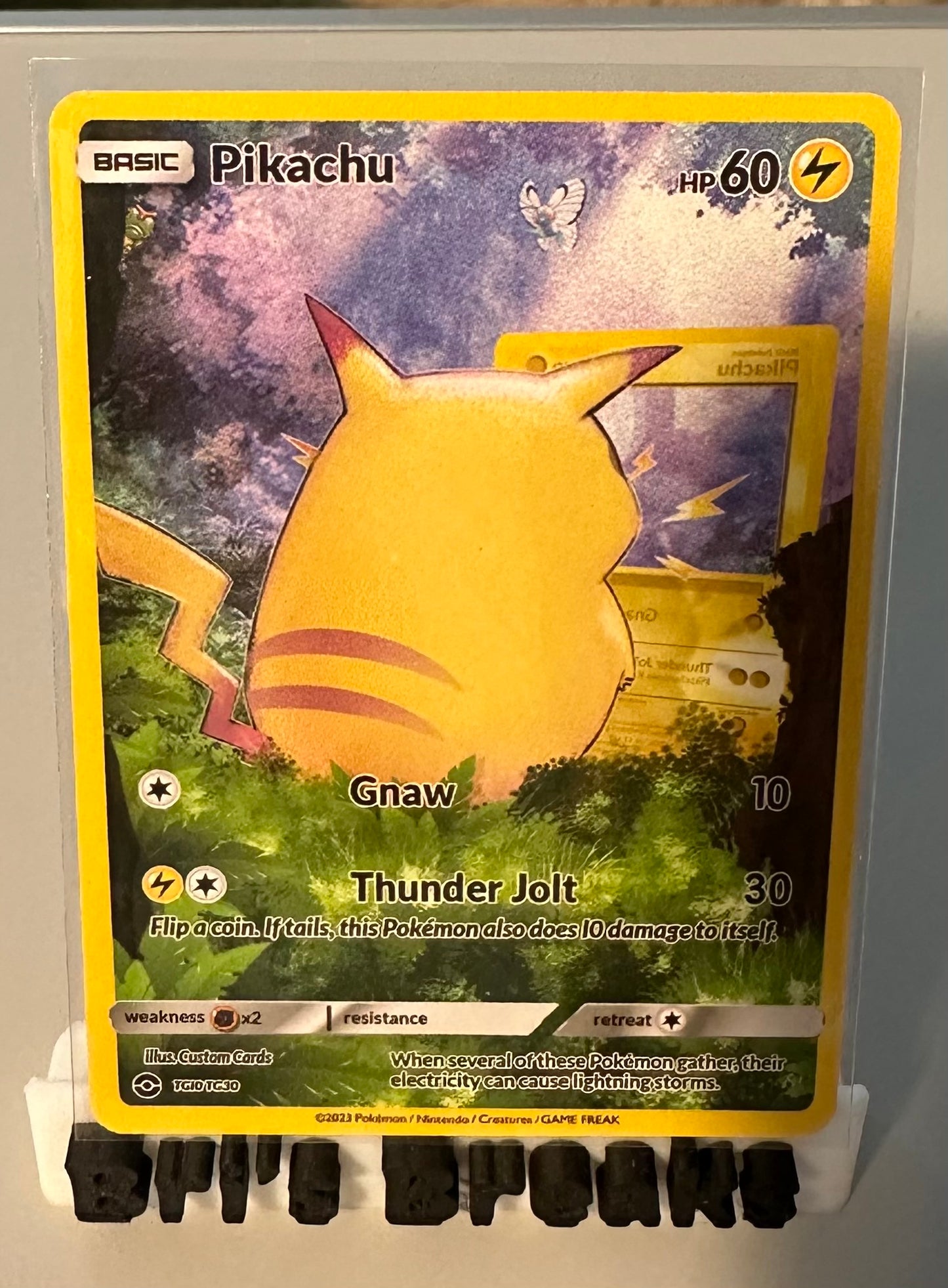 ARTIST SERIES FAN ART CARD - Pikachu