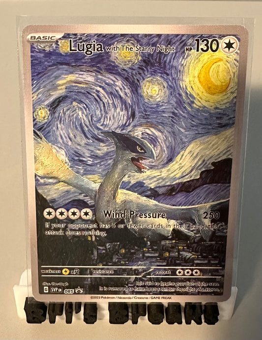 ARTIST SERIES FAN ART CARD - Lugia Starry