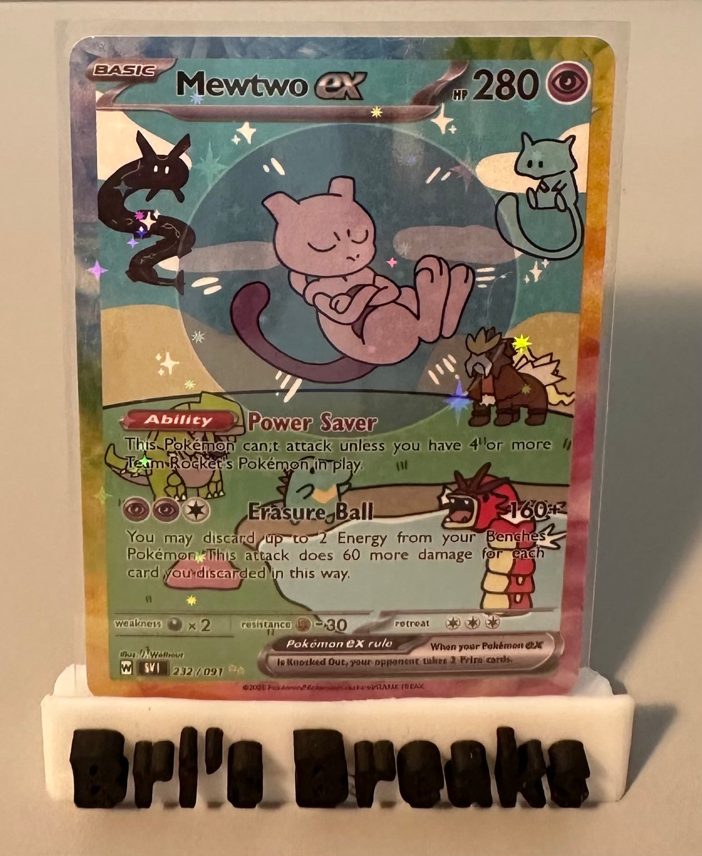 BUBBLE SERIES - Mewtwo