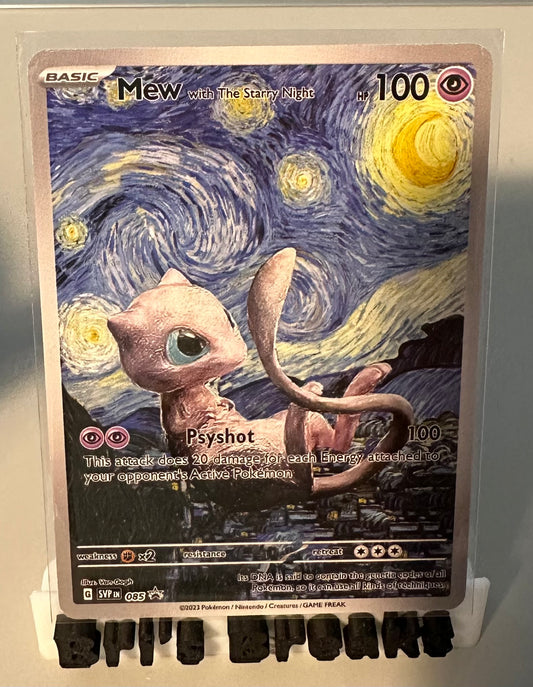 ARTIST SERIES FAN ART CARD - Mew Starry