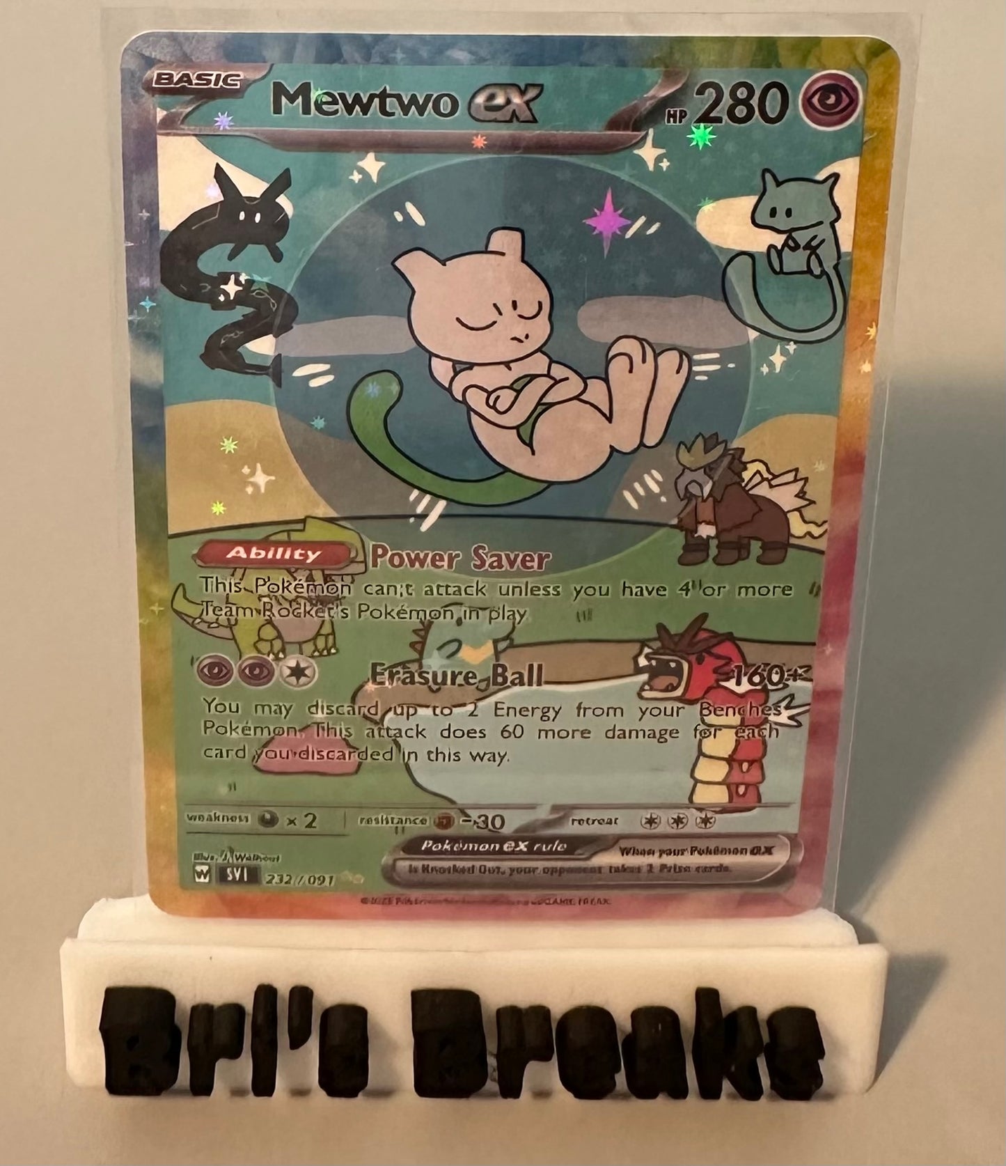BUBBLE SERIES - Shiny Mewtwo