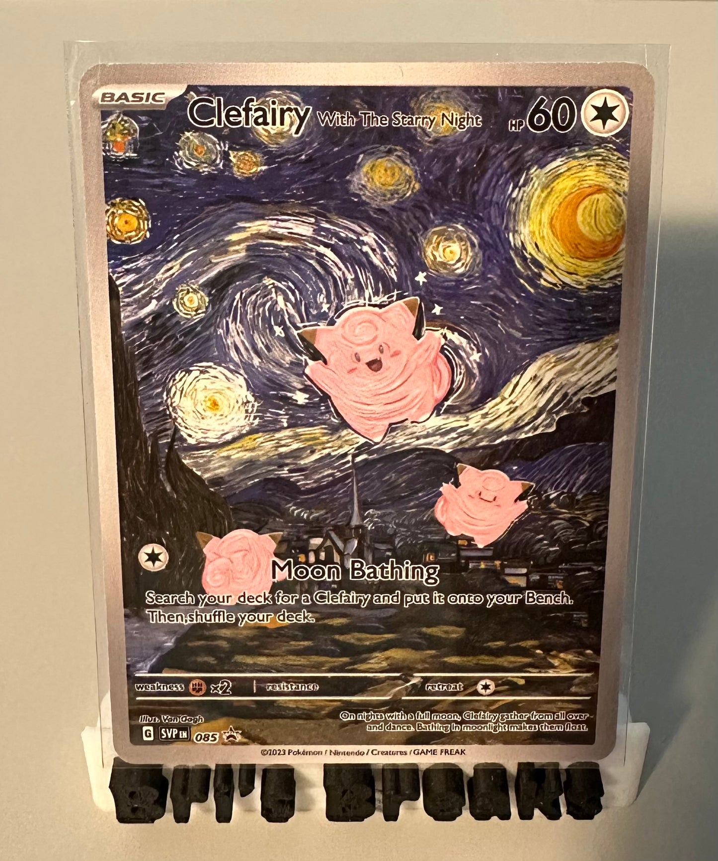 ARTIST SERIES FAN ART CARD - Clefairy Starry