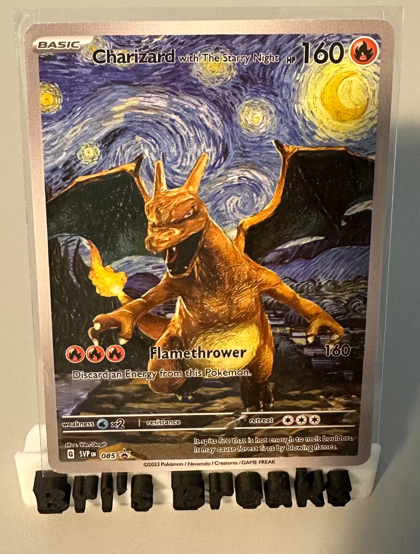 ARTIST SERIES FAN ART CARD - Charizard Starry