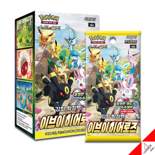 KOREAN EEVEE HEROES BOX BREAK Pack!